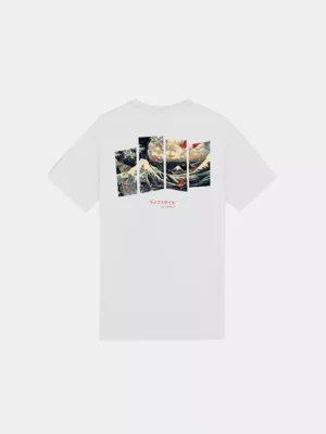 AB Lifestyle ink tee ocean bright white/desert sage