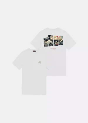 AB Lifestyle ink tee ocean bright white/desert sage