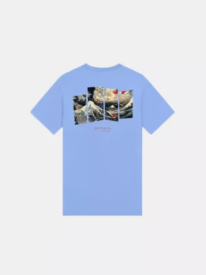 AB Lifestyle ink tee ocean cornflower blue/navy
