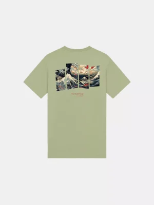 AB Lifestyle ink tee ocean desert sage/sand dollar
