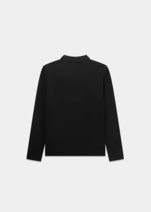 Balr regular fit longsleeve polo jet black 102