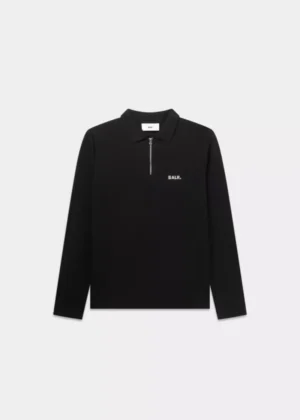 Balr regular fit longsleeve polo jet black 102