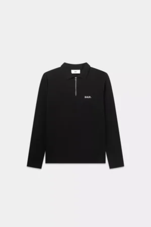 Balr regular fit longsleeve polo jet black 102