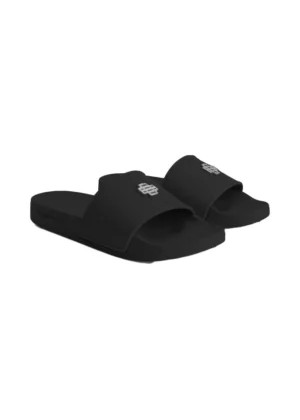 Black Bananas monogram plate slides black