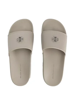 Black Bananas monogram plate slides sand