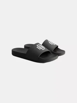 Black Bananas monogram slides black