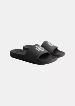 Black Bananas monogram slides black