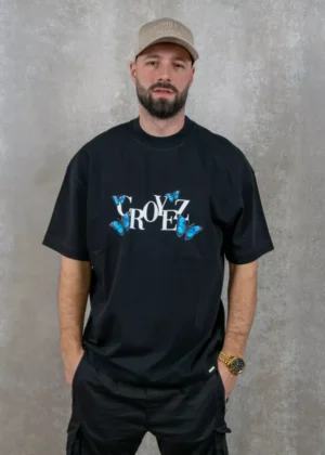 Croyez butterfly t-shirt black