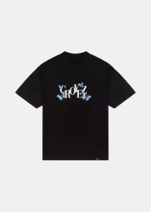 Croyez butterfly t-shirt black