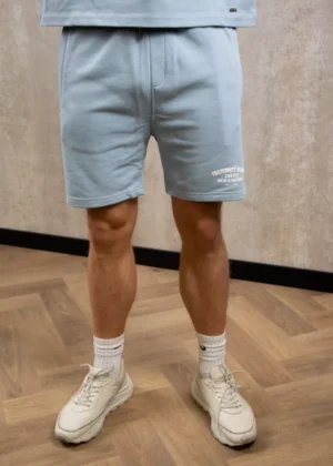 Croyez fraternite shorts light blue