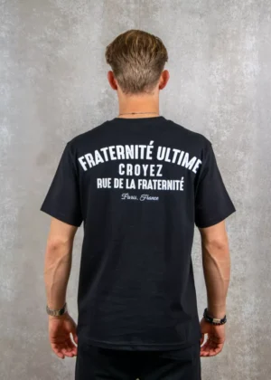 Croyez fraternite t-shirt black/white