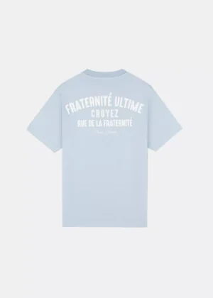 Croyez fraternite t-shirt light blue