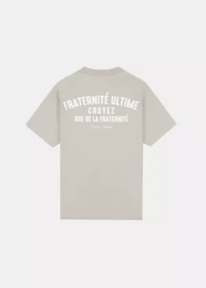 Croyez fraternite t-shirt sage green