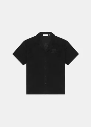 Croyez fraternite towelling shirt black