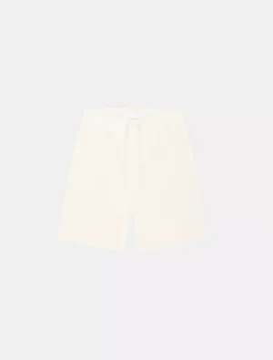 Croyez fraternite towelling shorts off-white