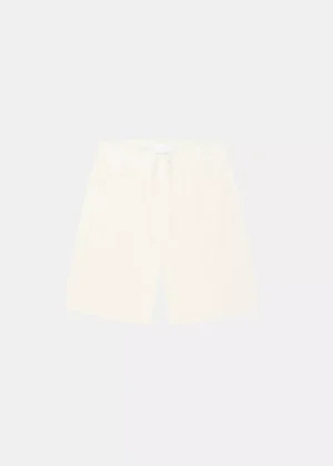 Croyez fraternite towelling shorts off-white