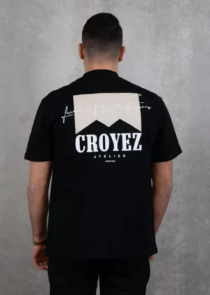 Croyez fumes t-shirt black/beige