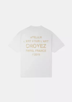 Croyez gallery grunge t-shirt white