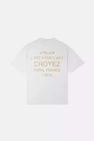 Croyez gallery grunge t-shirt white