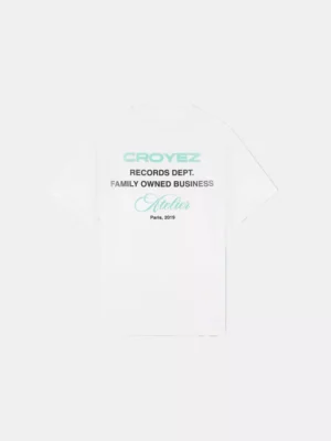 Croyez records t-shirt white