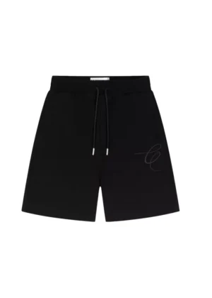 Croyez ribbed shorts black