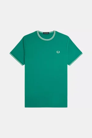 Fred Perry m1588 y37 label green/ecru
