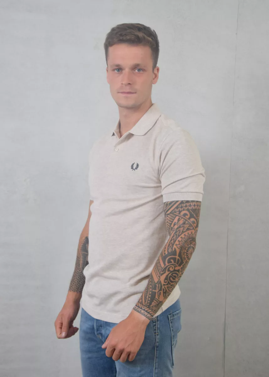 Fred Perry m6000 w50 porridge marl/anchor grey