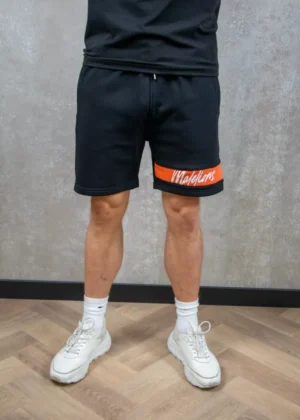 Malelions captain shorts black/coral