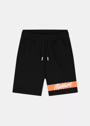 Malelions captain shorts black/coral