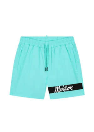 Malelions captain swim shorts bright blue/black
