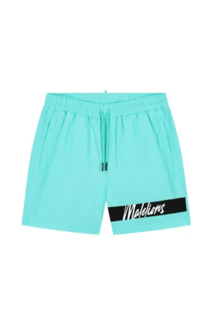 Malelions captain swim shorts bright blue/black