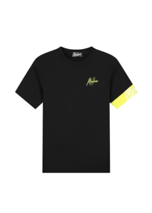 Malelions captain t-shirt 2.0 black/bright green