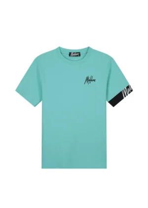 Malelions captain t-shirt 2.0 bright blue/black