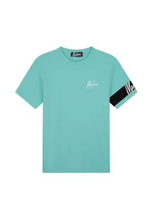 Malelions captain t-shirt bright blue/black