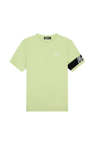 Malelions captain t-shirt bright green/black