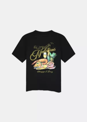 Malelions champagne t-shirt black