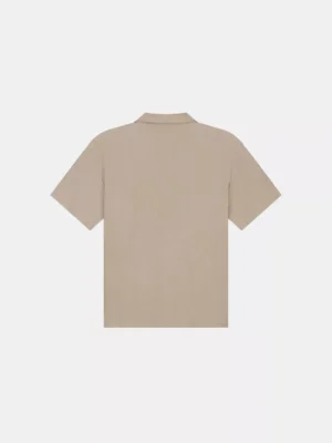 Malelions clean seersucker shirt taupe