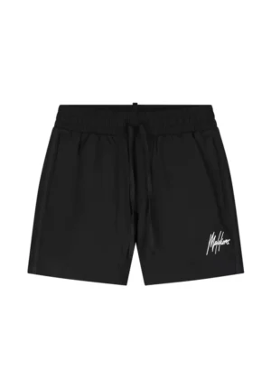 Malelions crinkle nylon swim shorts black
