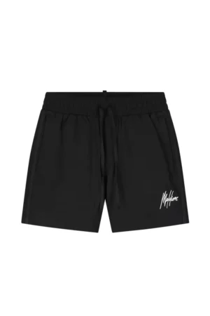 Malelions crinkle nylon swim shorts black
