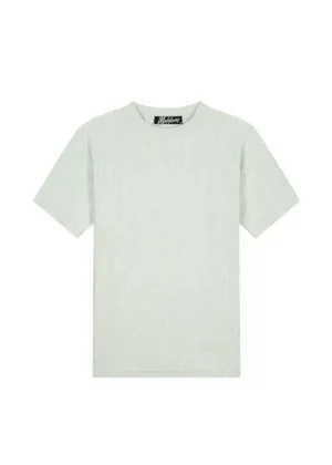 Malelions monogram towelling t-shirt pale aqua