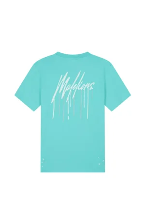 Malelions painter t-shirt bright blue