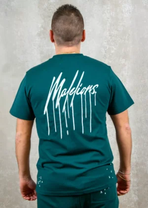 Malelions painter t-shirt petrol green