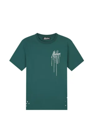 Malelions painter t-shirt petrol green