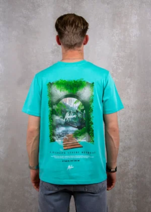 Malelions retreat t-shirt bright blue