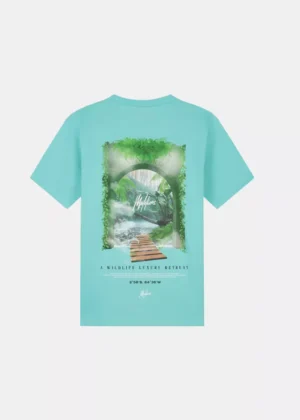 Malelions retreat t-shirt bright blue