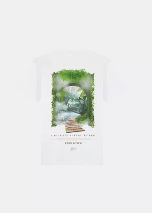 Malelions retreat t-shirt white