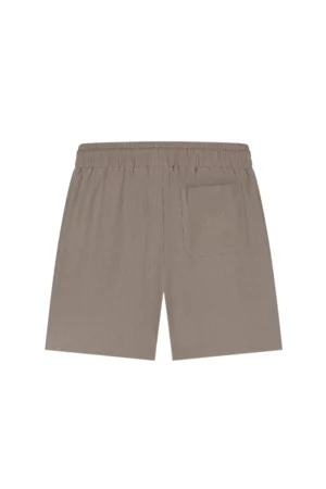 Malelions seersucker shorts taupe