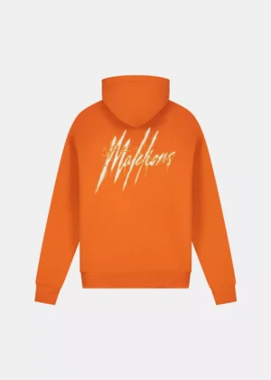 Malelions signature drip hoodie orange