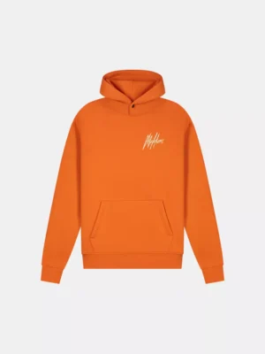 Malelions signature drip hoodie orange