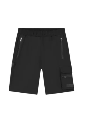 Malelions signature patch cargo shorts black